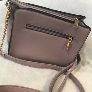 purple crossbody silk pattern inside